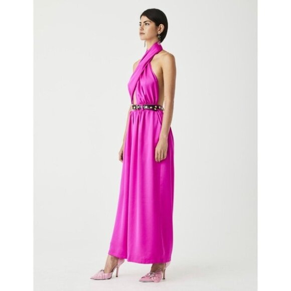 Atoir The Dreamers Dream Jumpsuit Wide Leg Halter Party Cocktail Formal 2 / XS - Picture 3 of 16